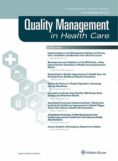 Quality Management in Health Care