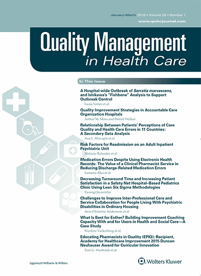 Quality Management in Health Care