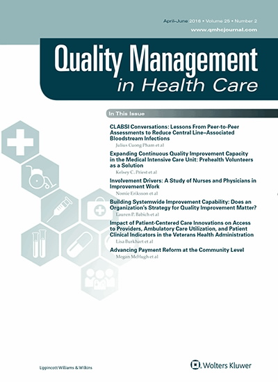 Quality Management in Health Care