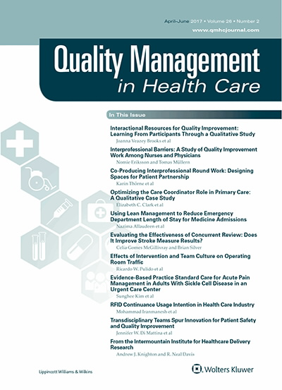 Quality Management in Health Care