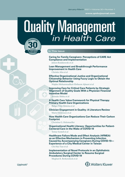 Quality Management in Health Care