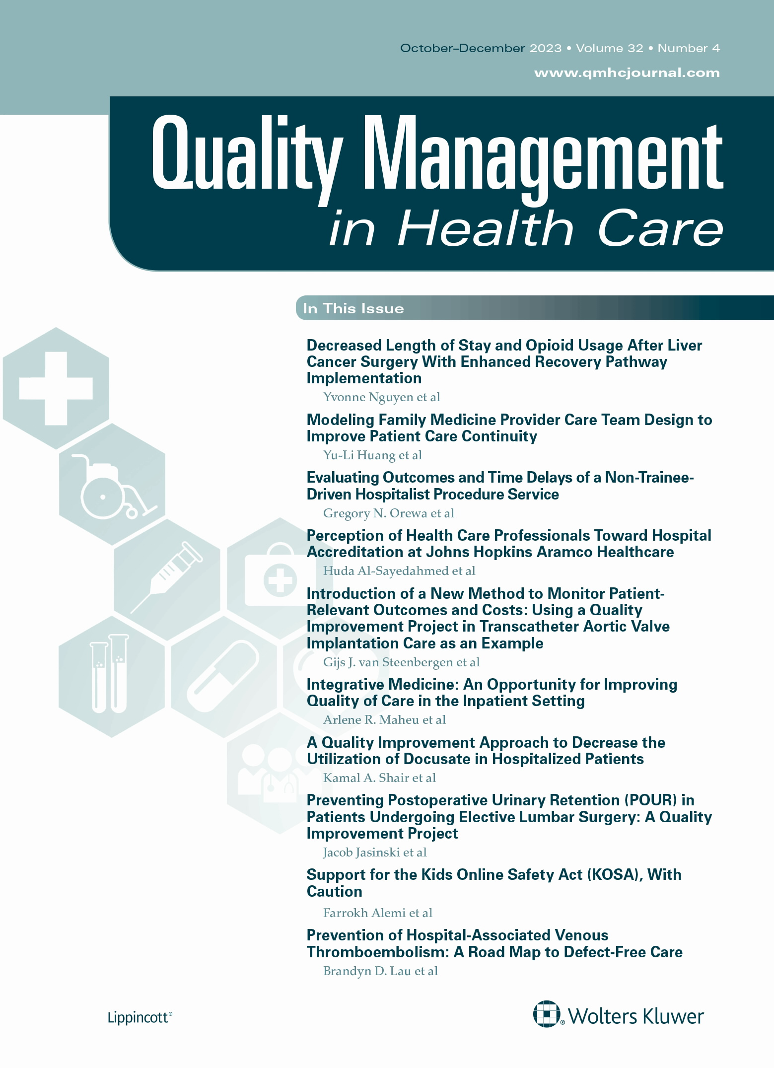 Quality Management in Health Care