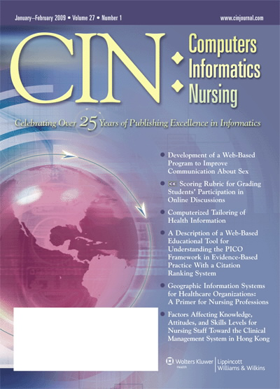 CIN: Computers, Informatics, Nursing