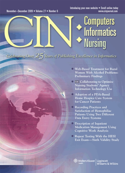 CIN: Computers, Informatics, Nursing