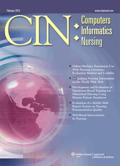 CIN: Computers, Informatics, Nursing