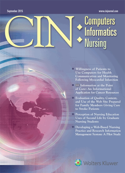 CIN: Computers, Informatics, Nursing