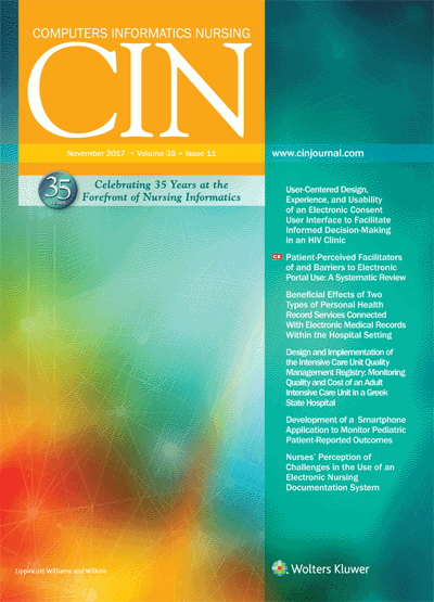 CIN: Computers, Informatics, Nursing