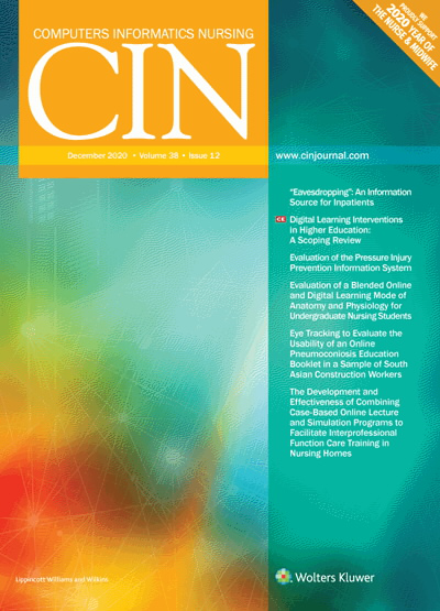 CIN: Computers, Informatics, Nursing