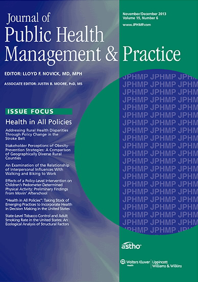 Journal of Public Health Management & Practice