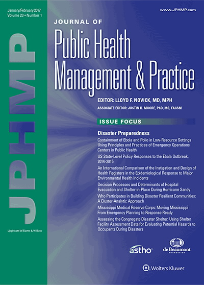 Journal of Public Health Management & Practice