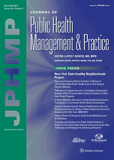 Journal of Public Health Management & Practice