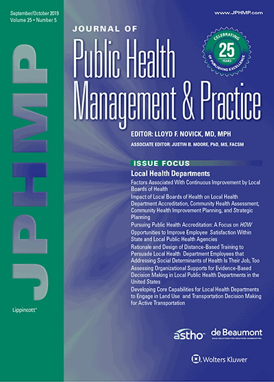 Journal of Public Health Management & Practice