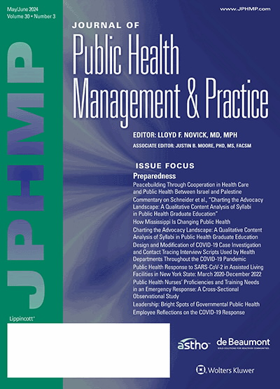 Journal of Public Health Management & Practice