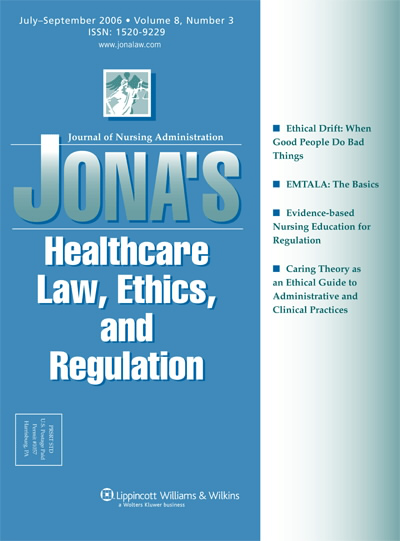 JONA's Healthcare Law, Ethics, and Regulation