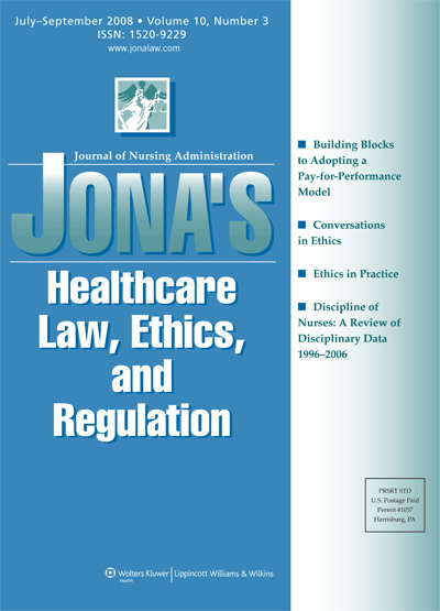 JONA's Healthcare Law, Ethics, and Regulation