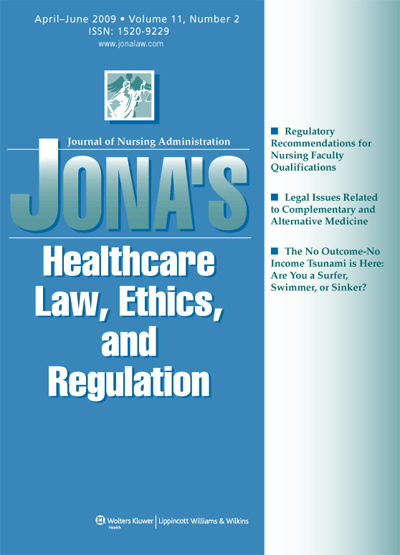 JONA's Healthcare Law, Ethics, and Regulation