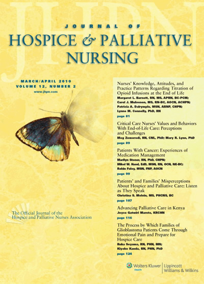 Journal of Hospice and Palliative Nursing