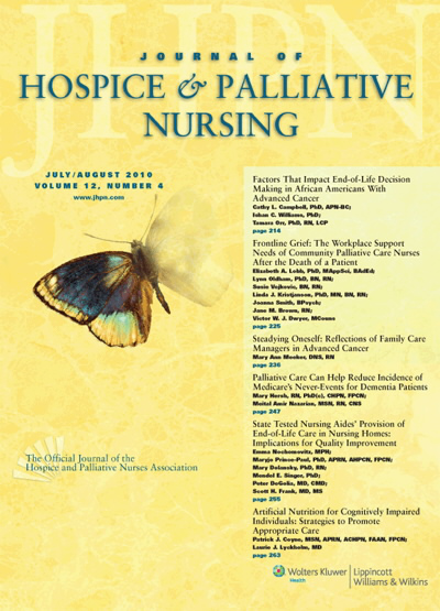 Journal of Hospice and Palliative Nursing