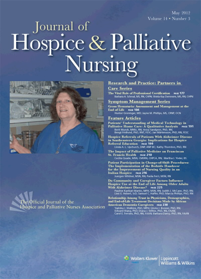 Journal of Hospice and Palliative Nursing