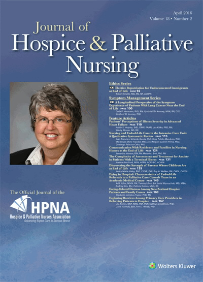 Journal of Hospice and Palliative Nursing