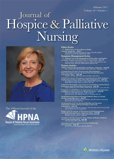 Journal of Hospice and Palliative Nursing