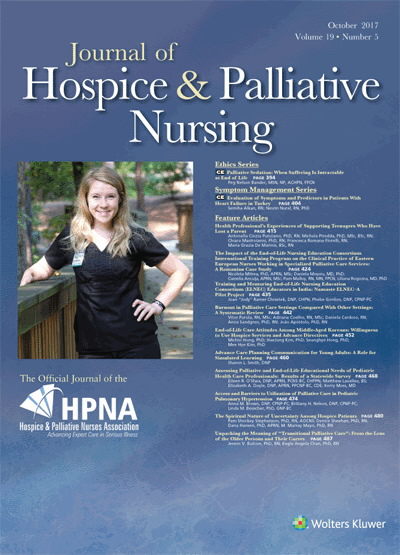 Journal of Hospice and Palliative Nursing