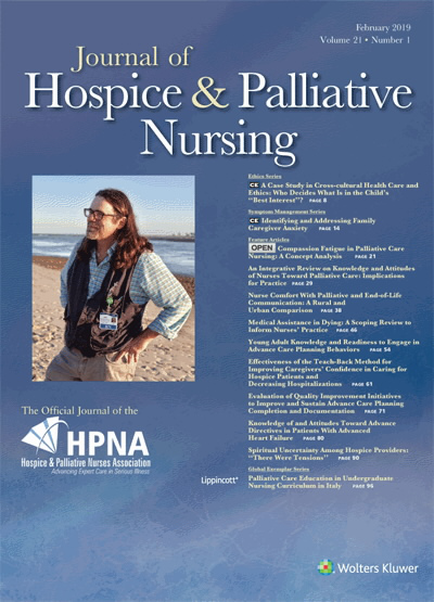 Journal of Hospice and Palliative Nursing