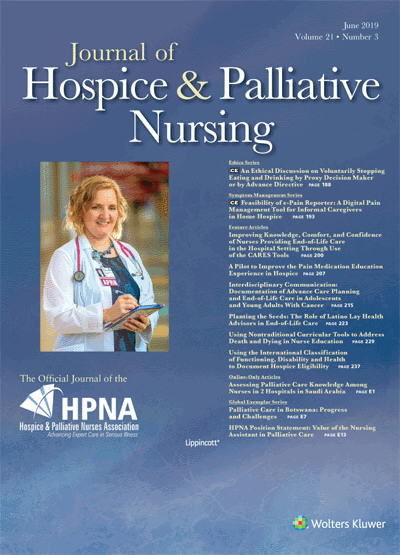 Journal of Hospice and Palliative Nursing