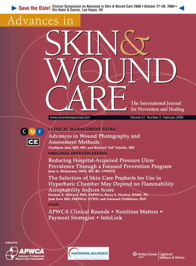 Advances in Skin & Wound Care: The Journal for Prevention and Healing