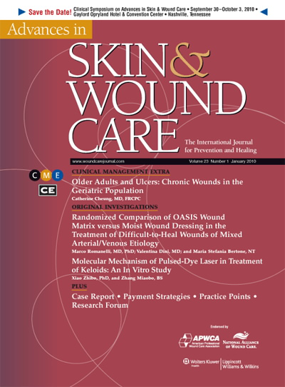 Advances in Skin & Wound Care: The Journal for Prevention and Healing