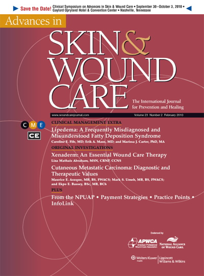 Advances in Skin & Wound Care: The Journal for Prevention and Healing