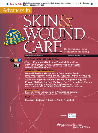 Advances in Skin & Wound Care: The Journal for Prevention and Healing