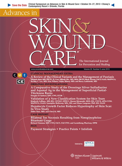 Advances in Skin & Wound Care: The Journal for Prevention and Healing