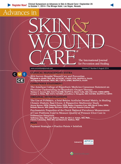 Advances in Skin & Wound Care: The Journal for Prevention and Healing