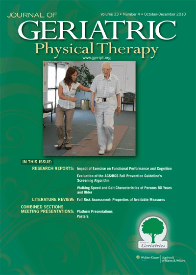 Journal of Geriatric Physical Therapy