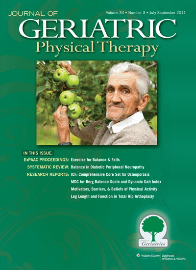 Journal of Geriatric Physical Therapy