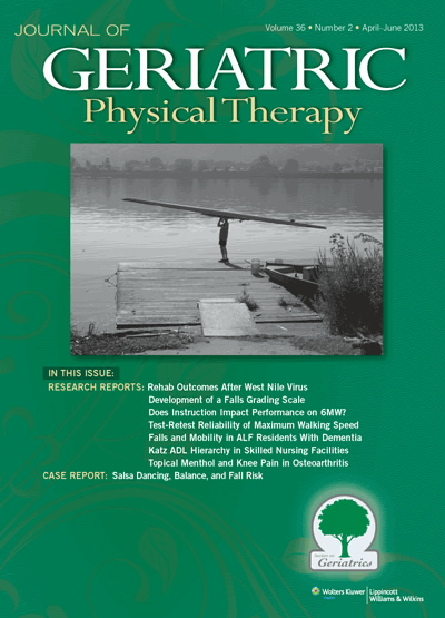 Journal of Geriatric Physical Therapy