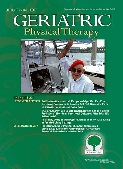 Journal of Geriatric Physical Therapy