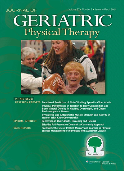 Journal of Geriatric Physical Therapy