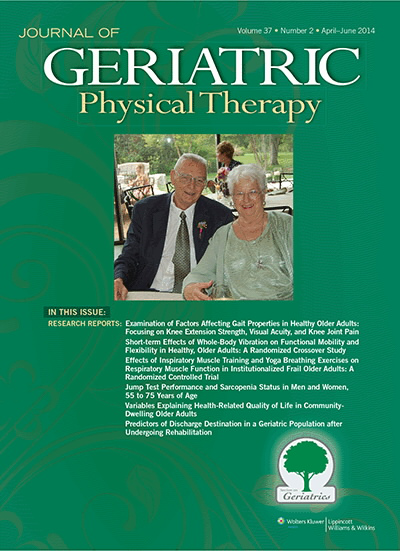 Journal of Geriatric Physical Therapy