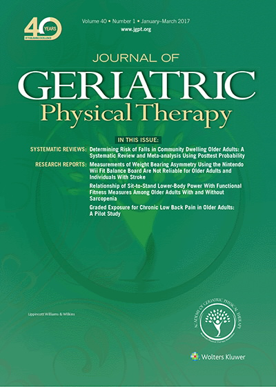 Journal of Geriatric Physical Therapy