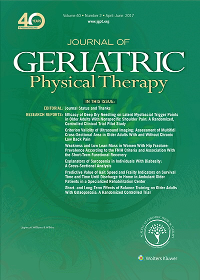 Journal of Geriatric Physical Therapy