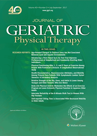 Journal of Geriatric Physical Therapy