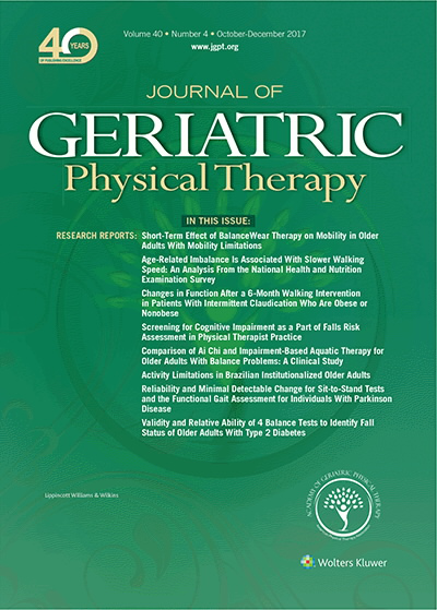 Journal of Geriatric Physical Therapy