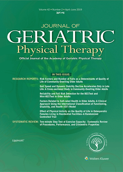 Journal of Geriatric Physical Therapy