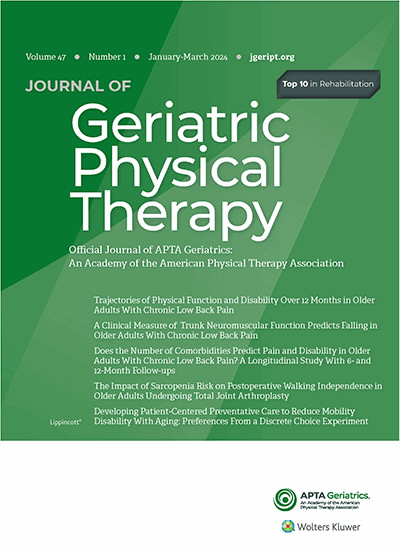 Journal of Geriatric Physical Therapy