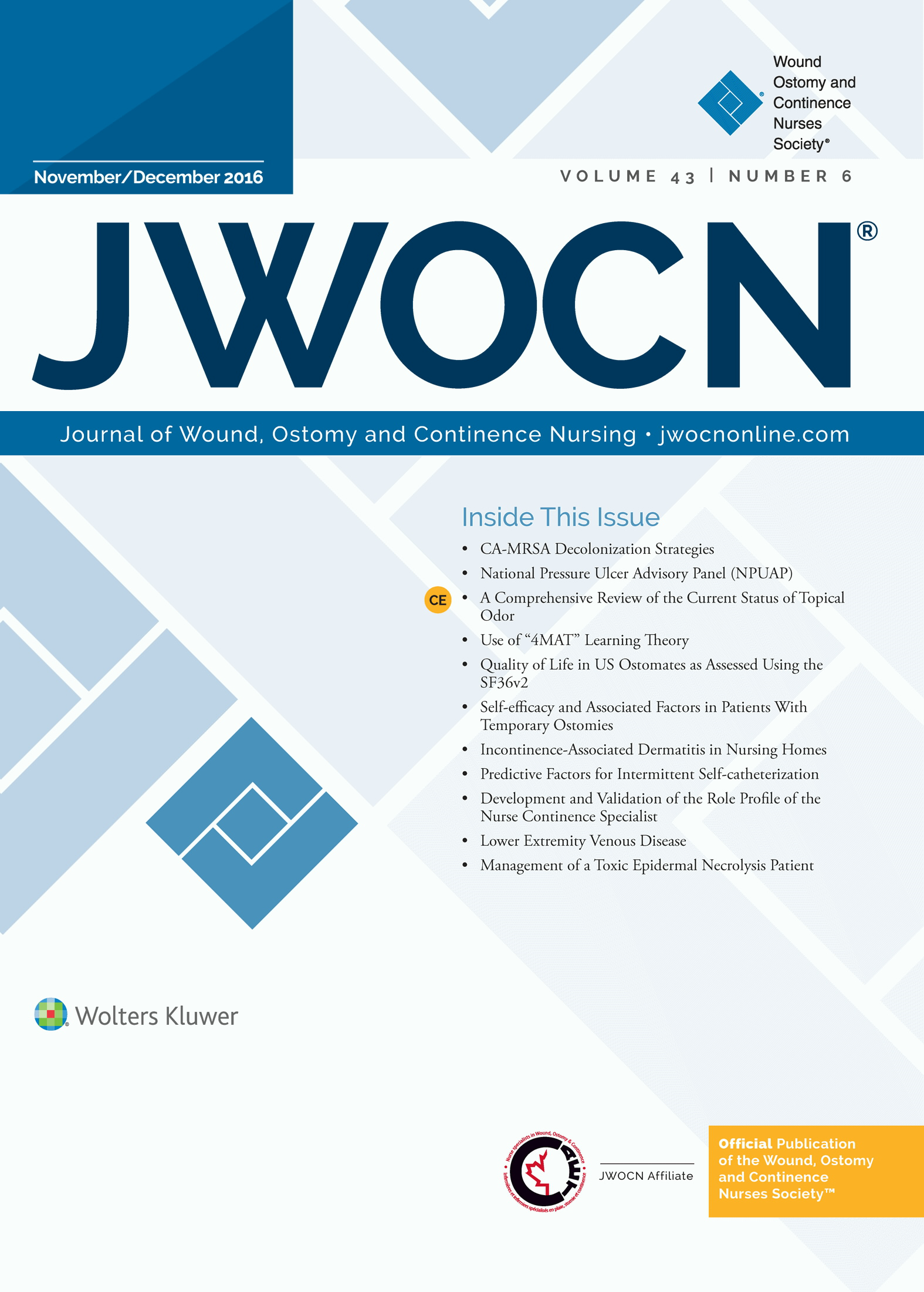 Journal of Wound, Ostomy and Continence Nursing