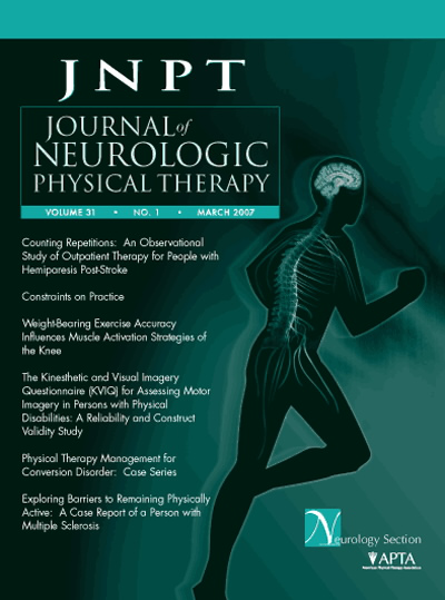 Journal of Neurologic Physical Therapy