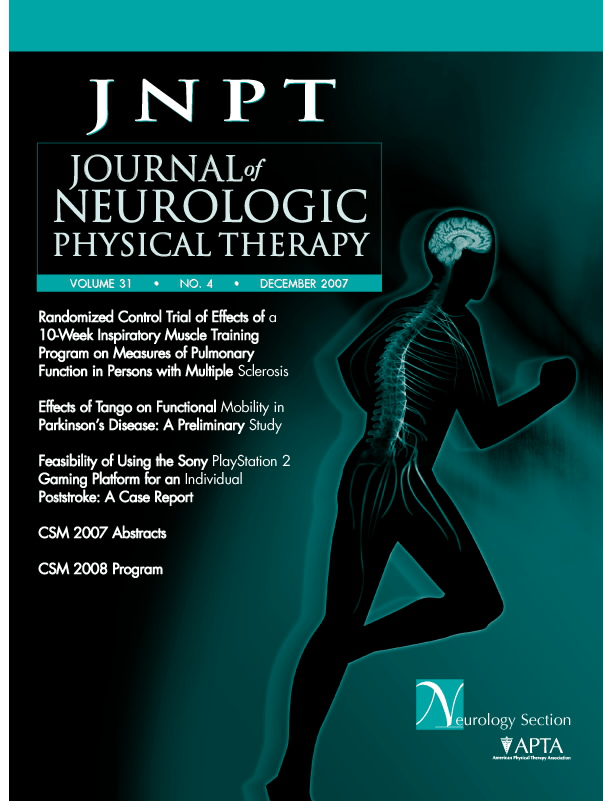 Journal of Neurologic Physical Therapy