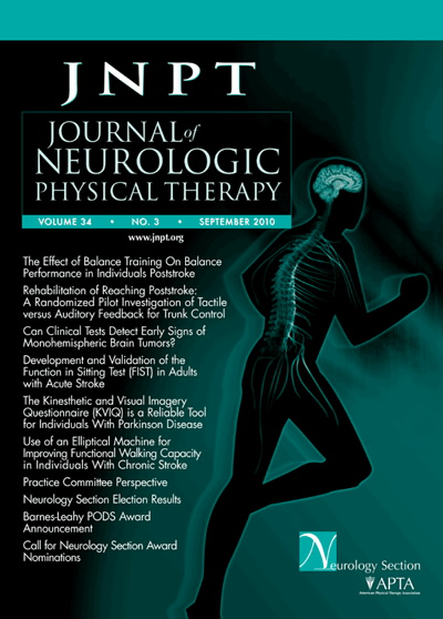 Journal of Neurologic Physical Therapy